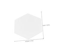 Hemobllo 200 piezas Herramientas para Patchwork DIY de Plantillas Hexagonales de Papel para Quilting Preciso y Resistente para Técnicas de English Paper Piecing Costura Manual