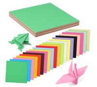 Hemobllo 200 piezas Origami de Construcción para Manualidades Scrapbooking y Proyectos