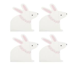 Hemobllo 20hojas Servilletas Desechables de Conejo para Fiestas de Pascua Servilletas de Cumpleaños de Papel Decoraciones para Vajilla Lecho de Papel Conejos Unidades