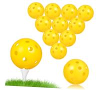 Hemobllo 24 Piezas Balones De Práctica De Golf De Plástico Balones De Golf para Entrenamiento Equipo De Práctica para Swing Interior o Exterior