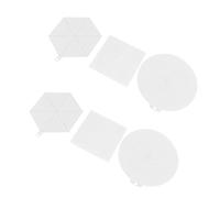 Hemobllo 24 Piezas Plastic Cross Stitch Canvas Sheets Lightweight And Flexible Plastic Grid Mesh For Embroidery Crafts DIY Handmade Gifts Easy To Clean Crafting Base