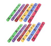 Hemobllo 24 Unidades Pulseras Slap de Halloween para Niños y Niñas, Pulseras de Ninja Diseños Coloridos, Adecuado para Fiestas Temáticas, Premios Escolares y Bolsitas