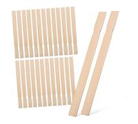 Hemobllo 25 piezas Palitos de Madera para Agitadores Resistentes para Pintura y Manualidades Material Duradero Reutilizables y Fáciles de Limpiar para DIY y Decoración