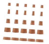 Hemobllo 25 piezas Tapones de Corcho Cónicos Material Alimentario Seguro para Botellas de Vino Cerveza Vinagre y Diseño para Hogar y Restaurante
