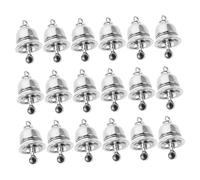 Hemobllo 25 Piezas Vintage Alloy Mini Craft Bells Lightweight Wind Chime Replacement Parts Soft Sound Pendants For Jewelry Making Handbag Charms And DIY Bracelets
