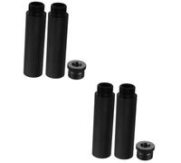 Hemobllo 2juegos Extensión De Soporte De Micrófono De Aleación De Aluminio De Tubos y Adaptador Para Grabación y Streaming Fácil Instalación y Alta Durabilidad