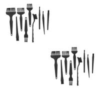 Hemobllo 2juegos Kit De Limpieza Antiestática para Teclados y Dispositivos Electrónicos Cepillos Portátiles para Mantenimiento De Pc Muebles y Oficina Herramientas De Limpieza Eficientes