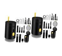 Hemobllo 2juegos Kit De Limpieza Multifuncional para Dispositivos Electrónicos Incluye Cepillos para Teclado Limpieza De Auriculares Lente De Cámara Portátil y Diseño Integrado y Fácil