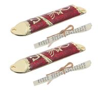 Hemobllo 2juegos Pergamino De Bendición De Metal Mezuzah Kosher para Puerta Judía Decoración De Hogar y Inauguración De Casa Obsequio Judío Tradicional