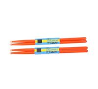 Hemobllo 2pares Baquetas De Arce Naranja Para Percusión Palillos De Madera Ligeros y Versátiles Para Niño Niña y Principiantes Accesorios Para Instrumentos De Batería y Tambores