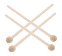 Hemobllo 2pares Baquetas De Madera Maciza Varillas Para Equipo De Batería Baquetas De Percusión Para Tambor Infantil Madera De Palillos Tambor Granel