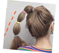 Hemobllo 2piezas Banda Cabello Coletero Elegante De Unidades Coletero Sencillo Cuentas Para Coleta Anillo Pelo De Moda Para Niñas