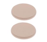Hemobllo 2piezas Caja de Borlas para Polvos Faciales Esponja de Maquillaje para Bases Suaves Correctores y Polvos para Maquillaje Diario