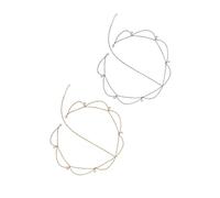 Hemobllo 2piezas Diadema Bohemia Cadena Cabeza Tocado De Novia Corona Borlas Para Boda Perlas