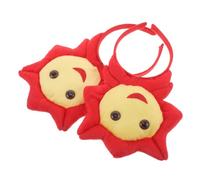 Hemobllo 2piezas Diadema De Girasol Hippie Guirnalda De Girasol Para Fiesta Tocado De Flores Banda Cabello Accesorios Divertidos Para Disfraz Color