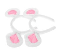 Hemobllo 2piezas Diadema De Orejas Ratón De Felpa Suave De Diadema De Orejas Ratita Fuzzy Para Fiesta Halloween Accesorio Lindo Para Niñas y Adultos Diseño De Animales De Peluche