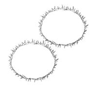 Hemobllo 2piezas Diademas Vintage Tocado de Estilo Real para Boda Accesorios de Joyería Nupcial Cabello de Novia