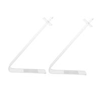 Hemobllo 2piezas Expositor De Zapatos Acrílico Soporte para Tacones y Zapatos Planos Ligero y Portátil para Tiendas Minoristas y Organización Casa