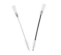 Hemobllo 2piezas Kit De Limpieza Para Saxofón Cepillos De Crin Natural Limpiador De Boquilla y Accesorios De Mantenimiento Para Instrumentos Musicales Para Saxofones y Tenor