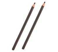 Hemobllo 2piezas Lápiz De Cejas Resistente Al Agua y Sudor Color Marrón Oscuro Pincel Para Maquillaje De Cejas Preciso y Duradero