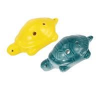 Hemobllo 2piezas Ocarinas Para Niño Niña Con Instrumentos Musicales Profesionales Forma De Tortuga Tono Ac Juguete Musical Educativo Para Principiantes