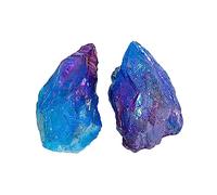 Hemobllo 2piezas Piedras Naturales De Cristal Columnas Coloridas Decoración De Escritorio Piedras Decorativas Originales para Hogar y Joyería Formas Aleatorias Elementos Minerales Únicos