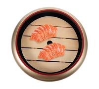 Hemobllo 2piezas Platos para Sushi y Sashimi Japoneses Unidades con Tabla de Madera Vajilla Creativa para Servir Comida Japonesa Estilo Clásico