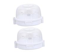 Hemobllo 2piezas Protector De Seguridad Para Perilla De Estufa Cierre De Seguridad Protector De Perilla De Gas Abs Instalación Sin Adhesivo