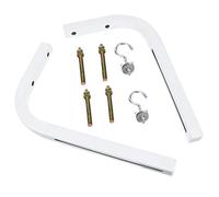 Hemobllo 2piezas Soporte en L para Pantalla de Proyector, de Hierro, Montaje en Pared, Compatible con Pantallas Manuales y Eléctricas, Adecuado para Aulas y Tableros