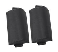 Hemobllo 2piezas Unidades Reposacabezas Ergonómicos para Sillas Plegables De Ocio Exterior Cojines Negros para Terraza Jardín y Tumbonas con Soporte Cervical Cómodo