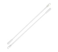 Hemobllo 2piezas Varillas para Persianas Verticales Blanca con Gancho Ligero Fácil Instalación y Control Tirador para Cortinas Ventanas