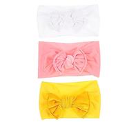 Hemobllo 3 Diademas para Niños Lazo de Nailon, Banda Cabello Fácil de Usar y Almacenar, Adecuado para Fotos Familiares y Fiestas de Cumpleaños