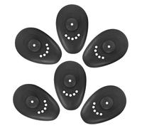 Hemobllo 3 Pares de Auditivos de Silicona para Teñir el Cabello, Reutilizables, Antideslizantes, para Salón de Peluquería y Baño, Cubiertas de Orejas Prácticas para Cuidado del Cabello