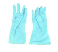 Hemobllo 3 Pares Guantes de PVC Guantes Impermeables de Goma Finos Antideslizantes E Inodoros para Lavar Platos y Limpieza de Cocina, Talla L, Uso Doméstico y Jardinería Color Aleatorio