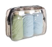 Hemobllo 3 Piezas Combinación de Botellas Rellenables de Loción para Viaje Botellas de Acondicionador de Expresibles para Champú para Uso Hotel y Viaje