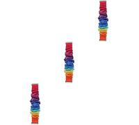 Hemobllo 3 Piezas Correa Relojes Suministros Ejercicio Banda De Reloj De Buzo Banda De Reloj Scrunchie Banda De Reloj Inteligente Banda Elástica Deportes Bandas Tela Pulsera Impresión