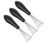 Hemobllo 3 Piezas De Accesorio De Limpieza Para Peines Limpiador De Cepillos Para El Cabello Para Mujeres Limpiador De Cepillos Y Rastrillos Ayuda Para Limpiar Quitapelusas