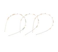 Hemobllo 3 Piezas Diademas y Accesorios para Cabello de Playa Tocado de Perlas para Novia Adorno de Playa Diadema de Sirena Tocado de Boda