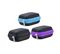 Hemobllo 3 Piezas EVA Hard Shell Essential Oil Bag Compact Organizer For Roller Bottles Portable Travel Case For Glass Vials In