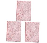 Hemobllo 3 Piezas Funda de Libro Decorativa Estampado de Estrellas y Luna de Libros Reutilizable y Resistente al Desgaste para Notas y Rosa