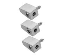 Hemobllo 3 Piezas Headless Guitar Locking Nut Brass Electric Bass And Guitar String Retainers Anti-slip Bridge Locks For Stable Tuning And Accurate Sound