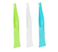 Hemobllo 3 piezas Herramienta Limpiadora Multiusos con Doble Cabezal Rasqueta Plástica para Cocina Abrebotellas y Abridor de Latas Diseño Ergonómico para Eliminar Manchas Ranuras y