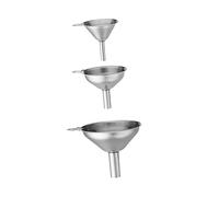 Hemobllo 3 piezas Inoxidable para Cocina Embudo Multiusos para Aceite y Vino para Transferir y Especias sin Derrames