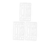 Hemobllo 3 Piezas Plantillas de Borrado de Dibujo de Inoxidable Unidades Protectores Transparentes para Dibujo Técnico y Diseño de Ingeniería Precisión y Acabado Suave