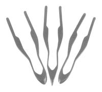 Hemobllo 3 Piezas Puntas de Hierro para Pirograbado Versátiles y Compactas en Color Plata para Proyectos de Quemado de Madera y Técnicas Profesionales o Principiantes