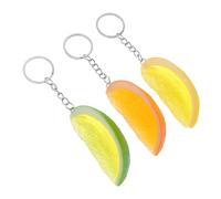Hemobllo 3 Piezas Realistic Fake Fruit Keyring For Bags Backpacks And Home Decor Compact And Convenient Accessory