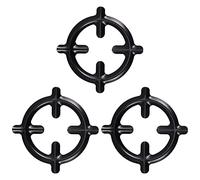 Hemobllo 3 Piezas Soporte para Olla de Rejillas Reducidoras para Cocina de Gas Compatible con Ollas de Café y Leche para Camping y Cocinas de Gas