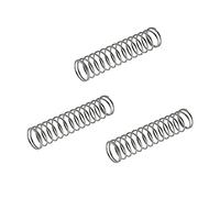 Hemobllo 3 Resortes Pequeños Para Botones De Trompeta Plateados, Accesorios Duraderos Para Válvulas De Instrumentos Musicales, Componentes Compactos Para Reparación y Mantenimiento