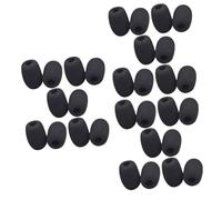 Hemobllo 3 Series Cubiertas De Micrófono Antiviento De Fundas Para Micrófonos Lavalier De Mini Protección Contra Ruido Para Conferencias Y Enseñanza Accesorios Ligeros Y Cómodos 10 Piezas*3