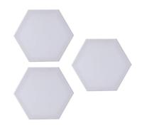 Hemobllo 3 Tableros Hexagonales Fáciles de Transportar y Almacenar para Pintura al Óleo de Algodón Superficies para Pintar Artísticas Ideales para Dibujo Artístico